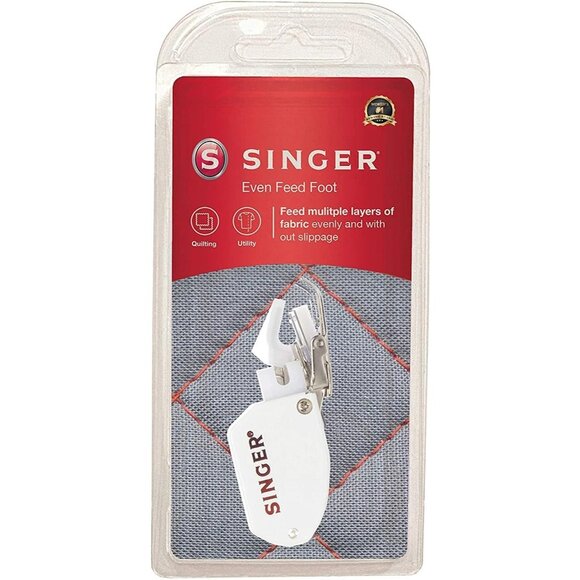 SINGER Even Fee Walking Presser Foot Quilting Sewing Sew Part # 250060096 New - Picture 2 of 8